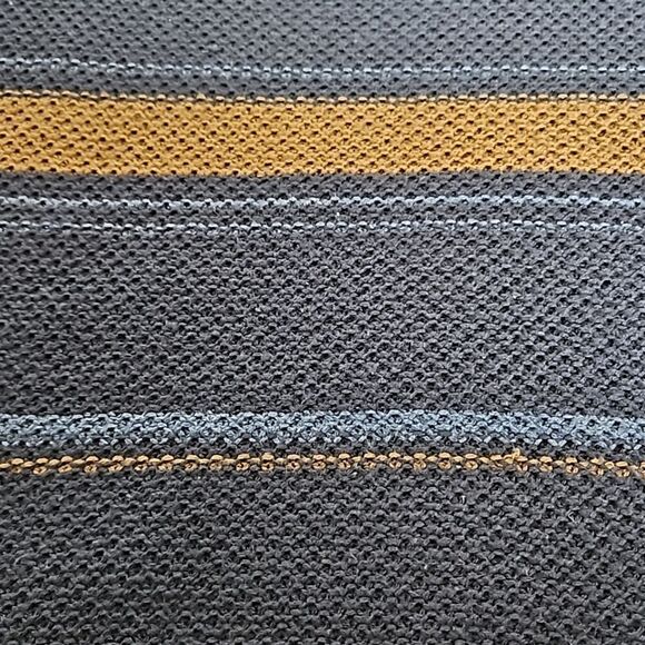 Van Heusen Men's Knitted Long Sleeves Sweater Medium Navy Blue/Brown - Picture 14 of 16